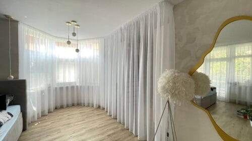 Záclony a garnýže na míru Brno